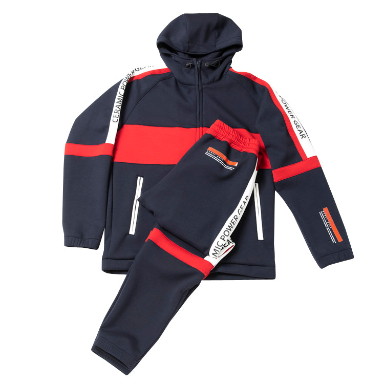 CPG Text Stripe zip up Track Jacket